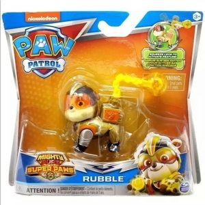 Nickelodeon Paw Patrol mighty pups super Rubble